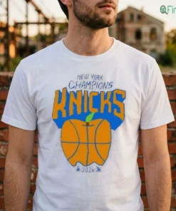 New York Knicks Champions NBA 2026 Big Apple Basketball Champions Graphic Shirt