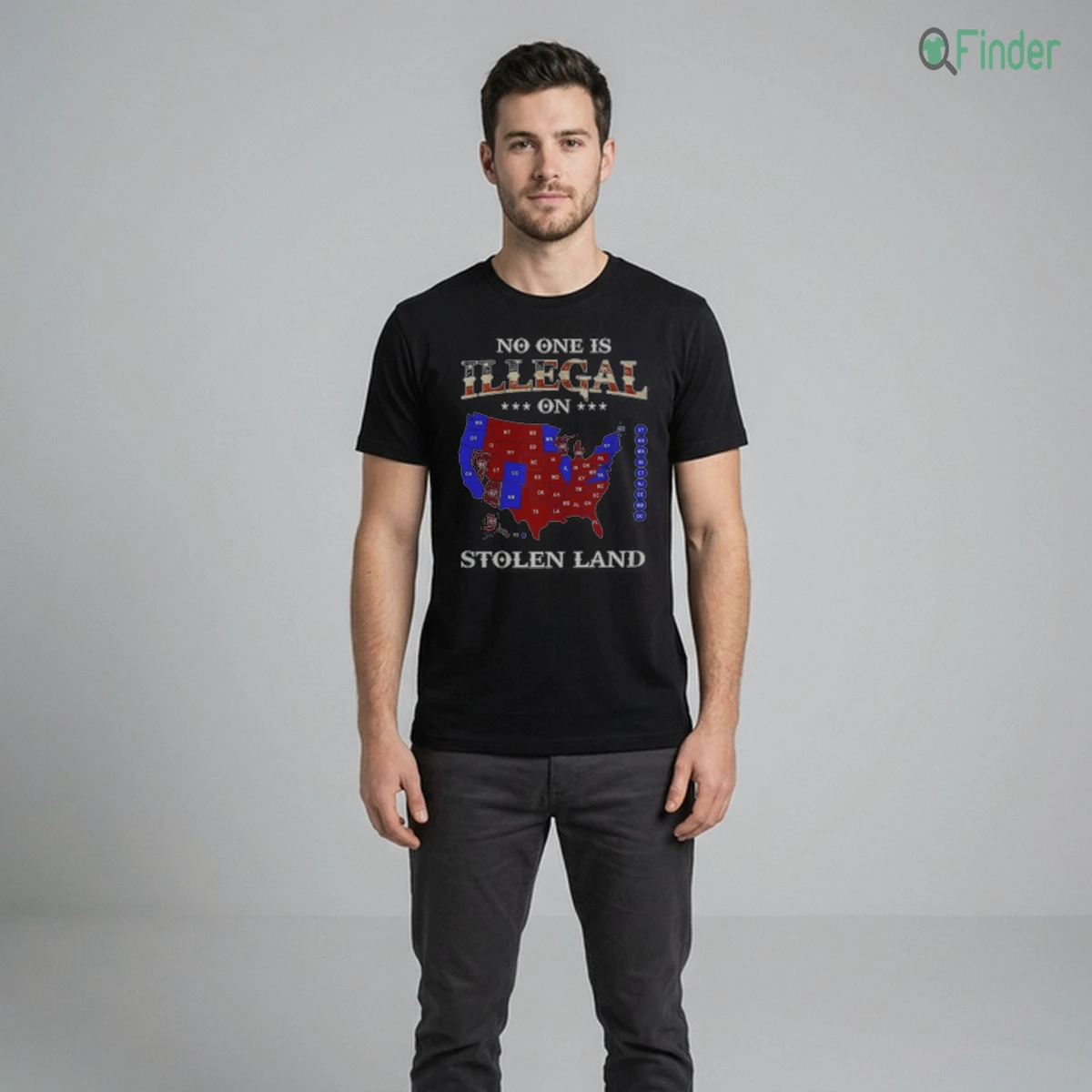 No One Is Illegal On Stolon Land T Shirt No One Is Illegal On Stolon Land T-Shirt