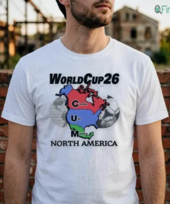 World Cup 26 Cum Map T-Shirt