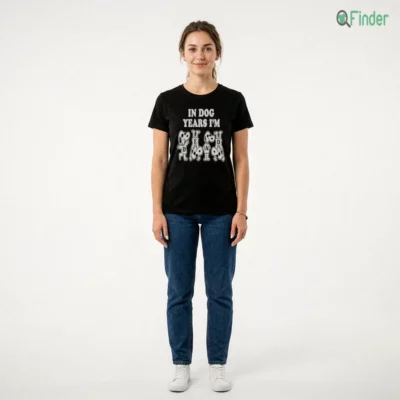 In Dog Years Im Dead Funny Snoopy Dog Cartoon Graphic Tee Shirt