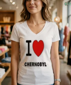 I Heart Chernobyl Nuclear Power Plant Parody Shirt