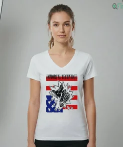 Immortal Technique American Flag Combat Boots Punk Rock Hip Hop Shirt