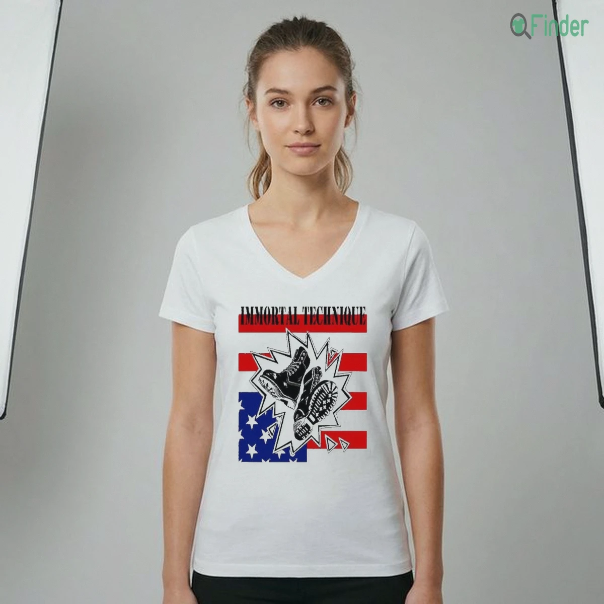 Immortal Technique American Flag Combat Boots Punk Rock Hip Hop Shirt Immortal Technique American Flag Combat Boots Punk Rock Hip Hop Shirt