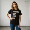 Clarence And Sam And Nail And Brett And Amy Typography Name Shirt