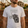 Thank You Gracias Robert Amador Art Show Unicorn Skeleton Graphic Shirt