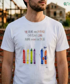 The Blue And Orange Crayons Come Home In Time For Pride Shirt