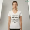 I Tell My Cat I Know Whenever He Meows Funny Cat Owner Sarcastic Quote Shirt