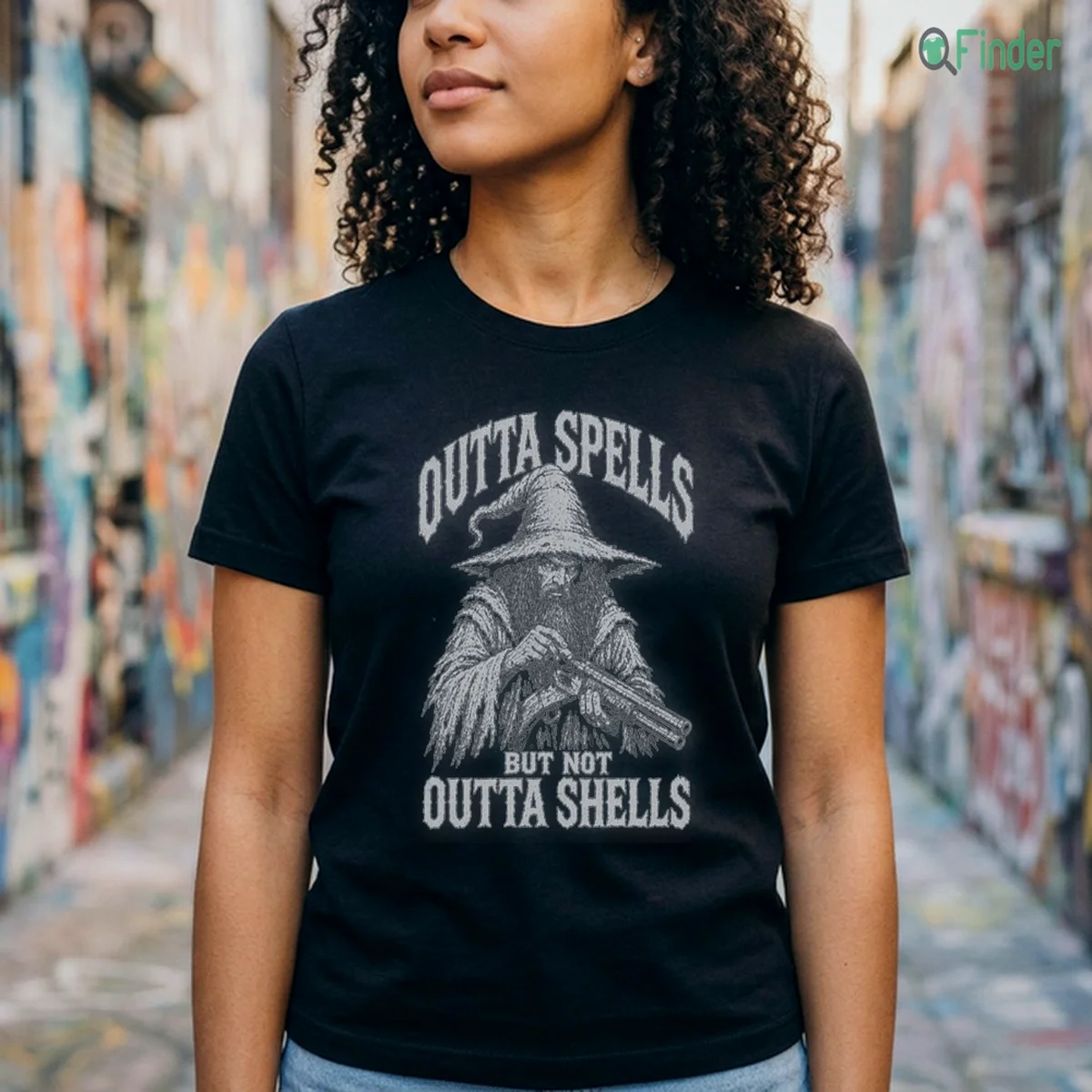 Outta Spells But Not Outta Shells Badass Wizard Shotgun Meme Shirt Outta Spells But Not Outta Shells Badass Wizard Shotgun Meme Shirt