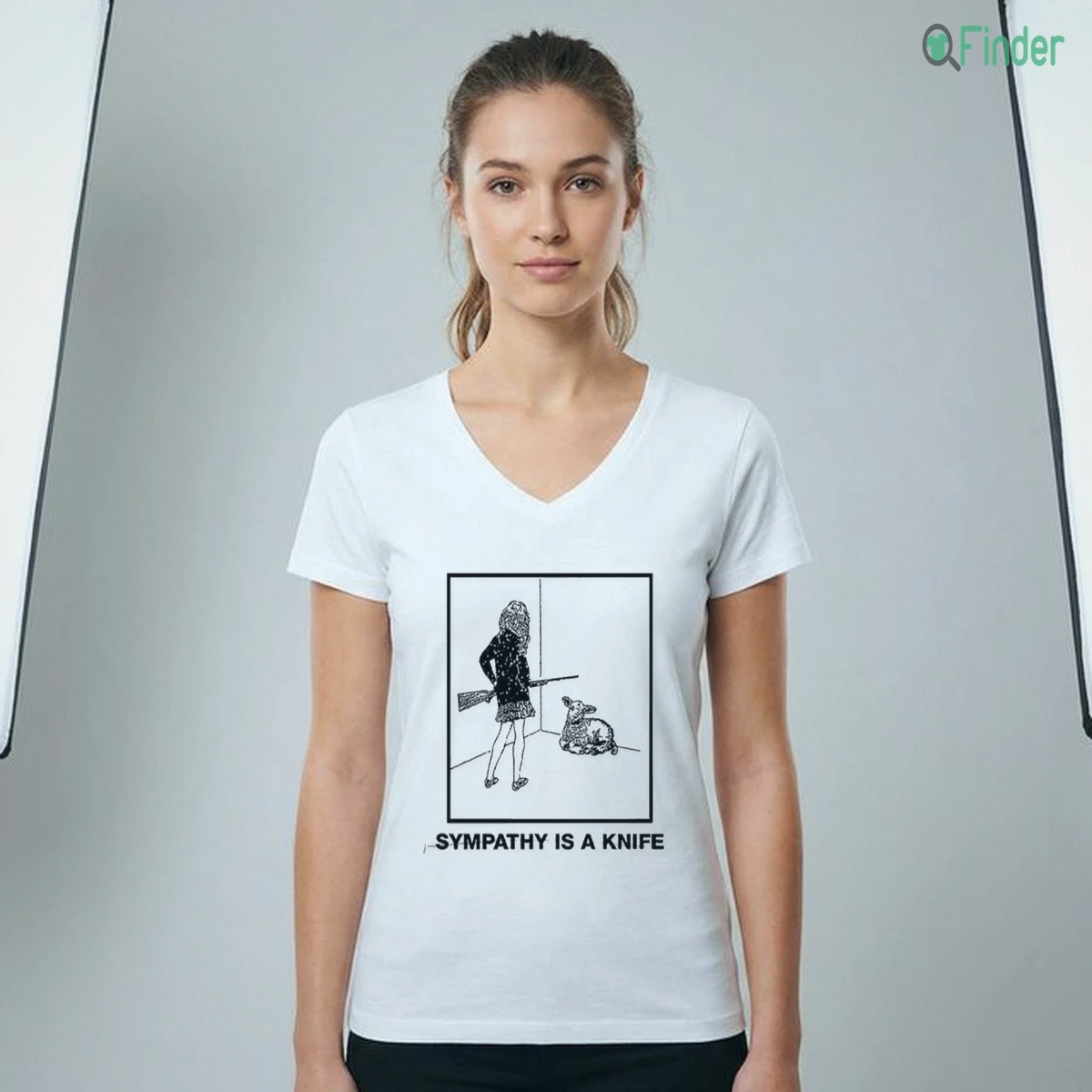 Charli Xcx Brat Sympathetic Girl With Gun Graphic Quote Shirt Charli Xcx Brat Sympathetic Girl With Gun Graphic Quote Shirt