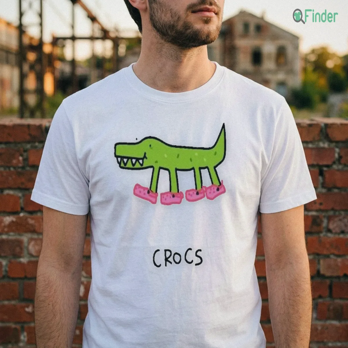 Crocs Crocodile Wearing Pink Shoes Funny Crocodile Parody Shirt Crocs Crocodile Wearing Pink Shoes Funny Crocodile Parody Shirt