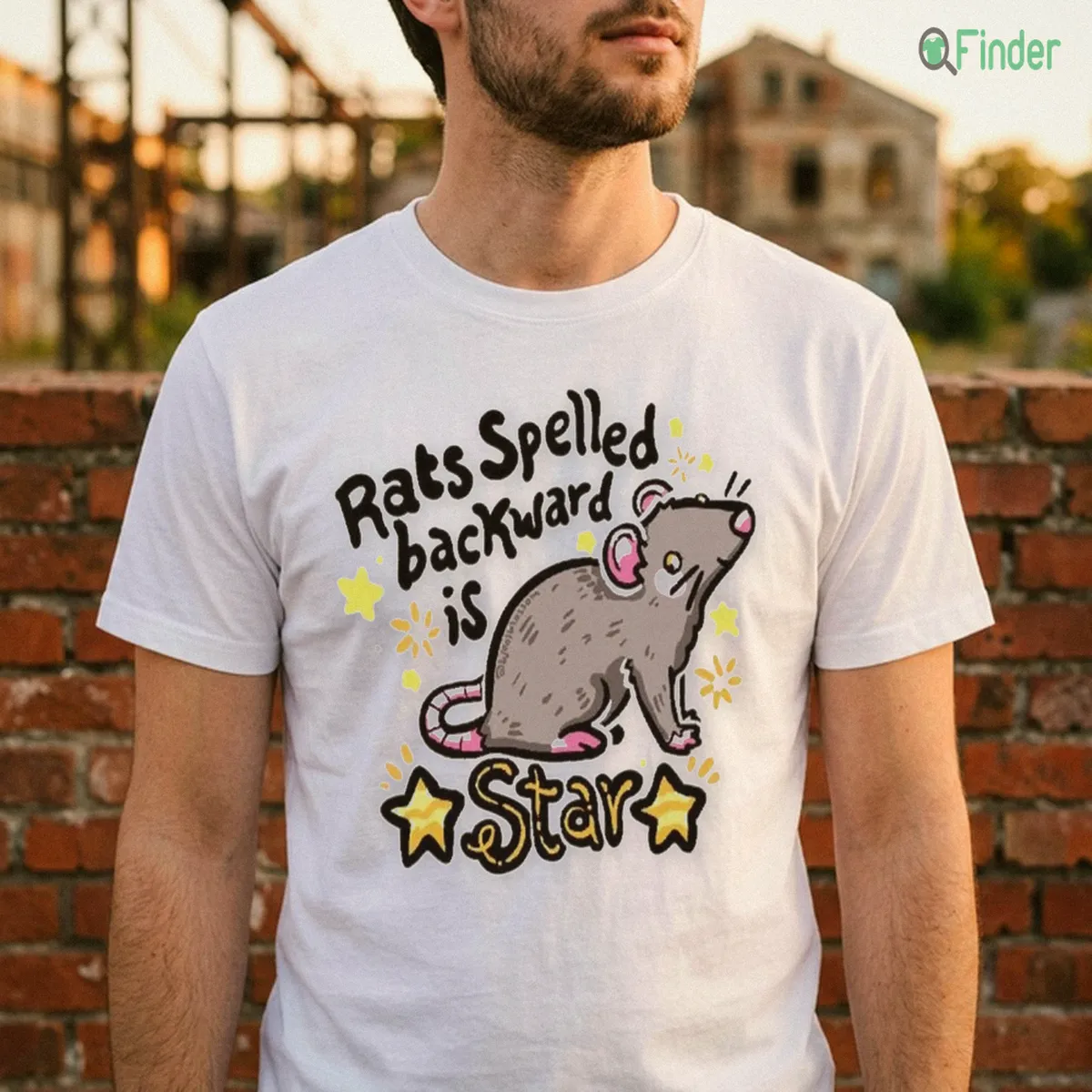 Rats Spelled Backward Is Star Cute Funny Cartoon Rodent Animal Graphic Shirt Rats Spelled Backward Is Star Cute Funny Cartoon Rodent Animal Graphic Shirt