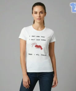 I Can'T Work Today I Can'T Even Human Today I Will Shrimp Shirt