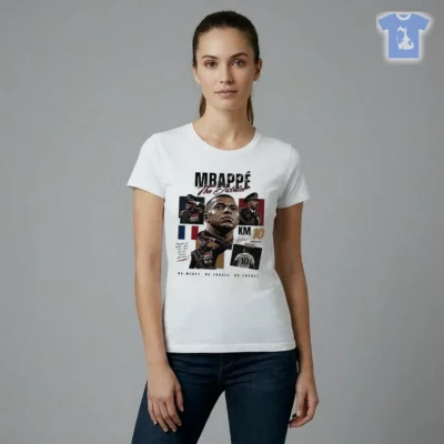 Mbappe The Dictator France Football Star Military Uniform Graphic Sports Merch Shirt