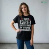 Funny Anti Political PTSD Pretty Tired Of Stupid Democrats Shirt