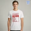 Short Stands For Scary Hostile Original Rare Terrifying Funny Acronym Red Block Text Print White Cotton