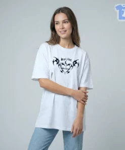 Worst Girl In Scotland Y2K Tribal Heart Gothic Font Aesthetic Grunge Style Shirt