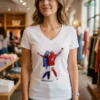 Erling Haaland Norway National Football Team Goal Celebration Graphic Art Fan Soccer Shirt