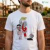 Funny Tim Weah USA Soccer Red Card Donald Trump Red Tie Parody Meme Shirt