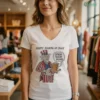 Happy Fourth Of July Uncle Sam Trump Quaid Open Your Mind Meme Shirt