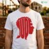 Jude Bellingham England Soccer Player Red Silhouette With Custom Typography Shirt