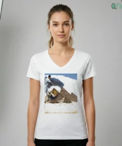 Lionel Messi Kicking Egypt Pyramids Explosion Argentina Football World Cup Meme Shirt