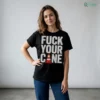 Official Fuck Your Cone Traffic Safety Construction Orange Cone Funny Meme Graphic Shirt