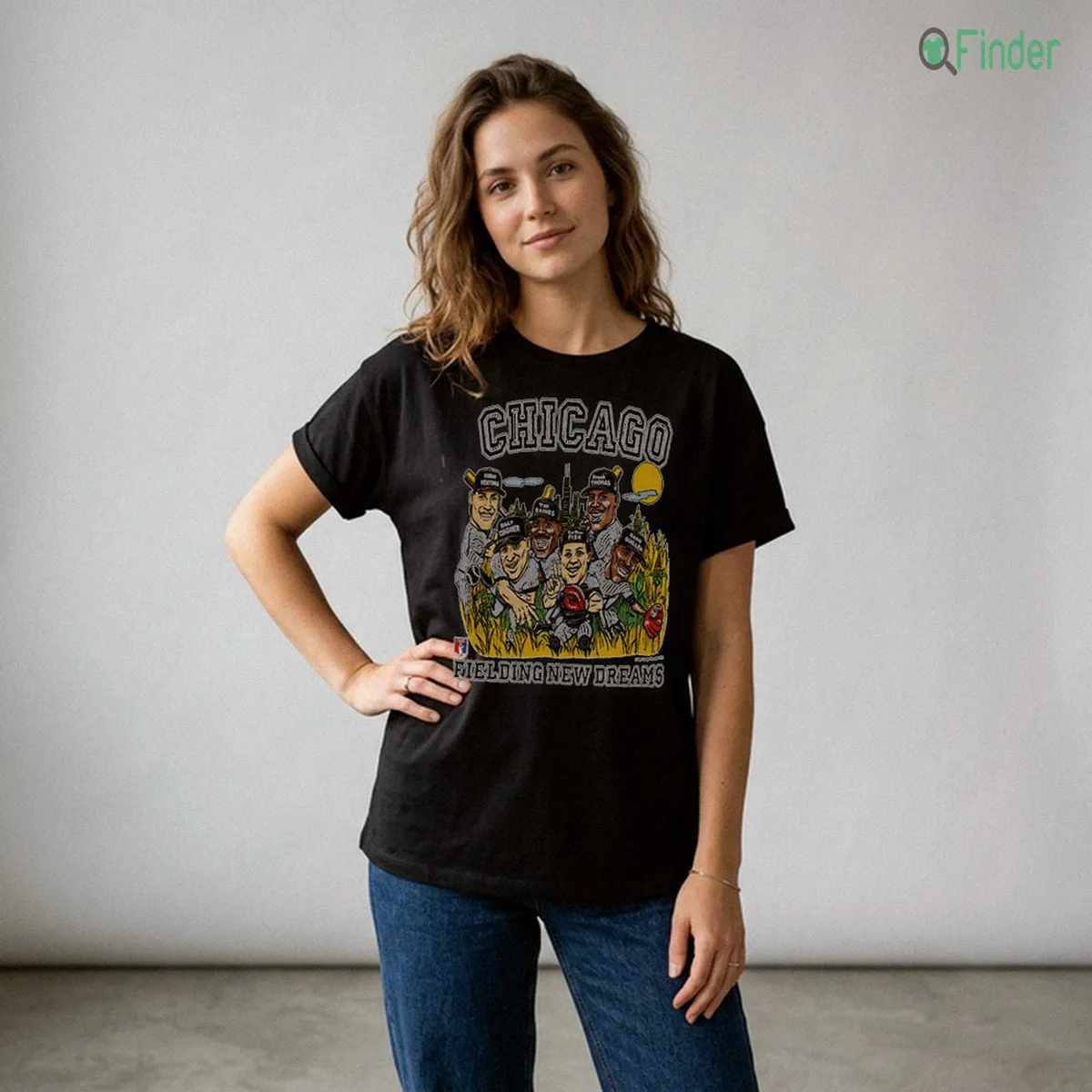 Vintage Chicago White Sox 1993 Fielding New Dreams Caricature Shirt Vintage Chicago White Sox 1993 Fielding New Dreams Caricature Shirt