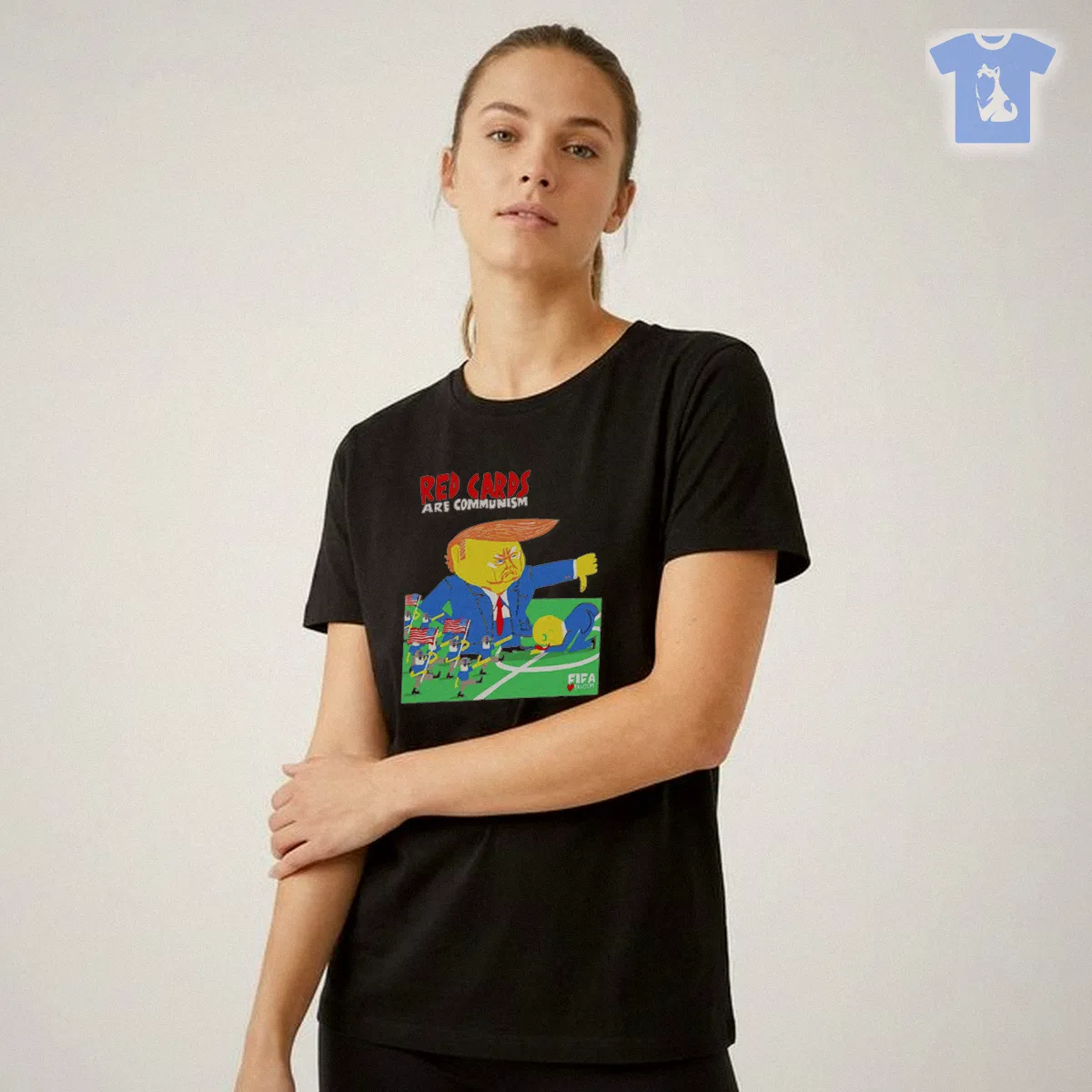 Red Cards Are Communism Donald Trump Funny Political Meme Soccer Ref Thumbs Down Shirt Red Cards Are Communism Donald Trump Funny Political Meme Soccer Ref Thumbs Down Shirt