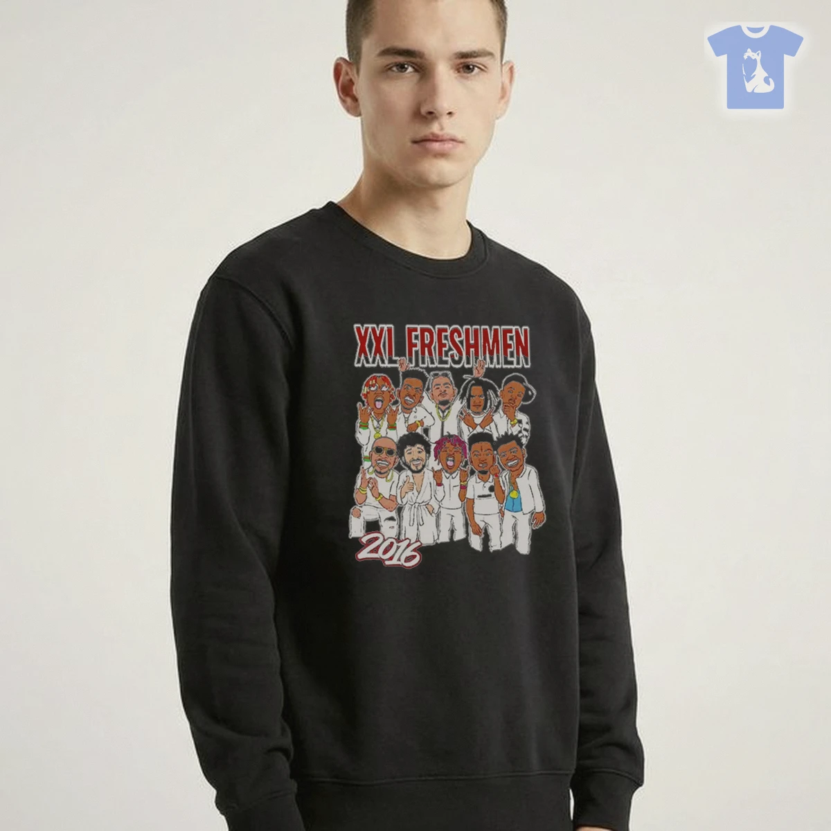 XXL Freshmen 2016 Hip Hop Rap Cartoon Graphic Shirt XXL Freshmen 2016 Hip Hop Rap Cartoon Graphic Shirt