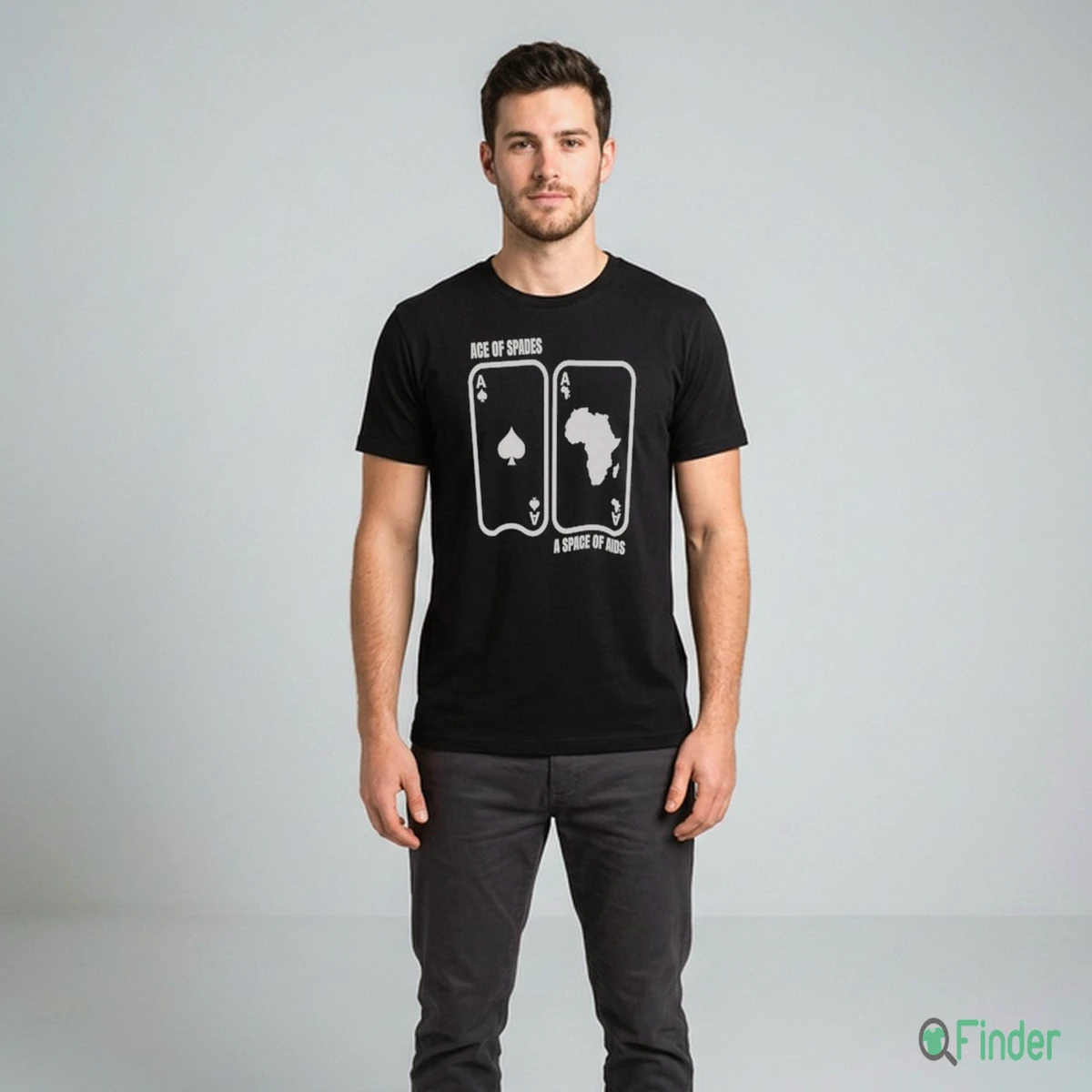 Ace Of Spades A Space Of Aids Playing Card Parody Funny Vintage Graphic T Shirt Ace Of Spades A Space Of Aids Playing Card Parody Funny Vintage Graphic T-Shirt
