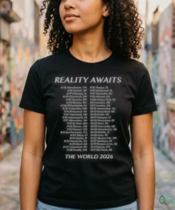 Reality Awaits 2026 The World Tour The Strokes T-Shirt