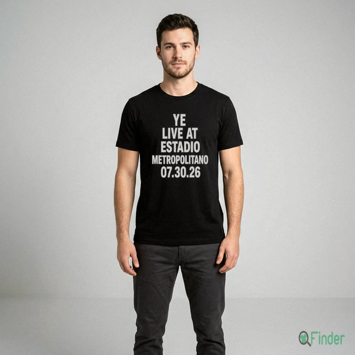 YE Live At Tadio Metropolitano 7 30 26 Madrid, Spain 2026 T Shirt YE Live At Tadio Metropolitano 7 30 26 Madrid, Spain 2026 T-Shirt