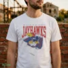 University Of Kansas Booth Stadium Vintage White T-Shirt