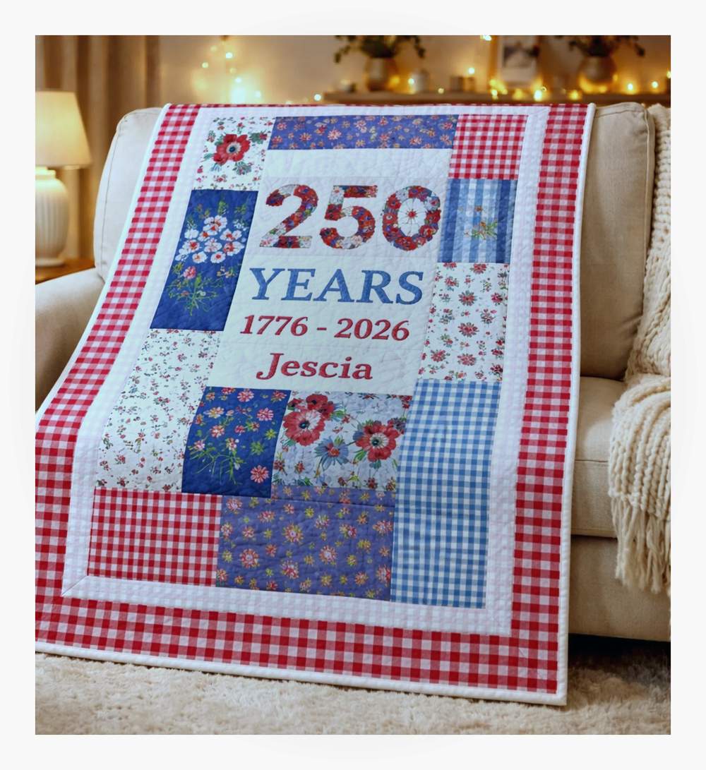 rustic celebration quilted printed blanket personalized name gift for 1 rustic celebration quilted printed blanket personalized name gift for 1
