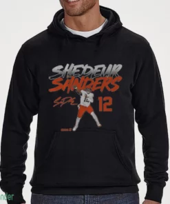 shedeur sanders name number pose shirt 3
