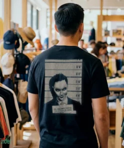 sheldon cooper joker mugshot shirt 1