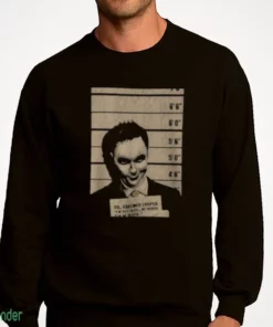sheldon cooper joker mugshot shirt 4