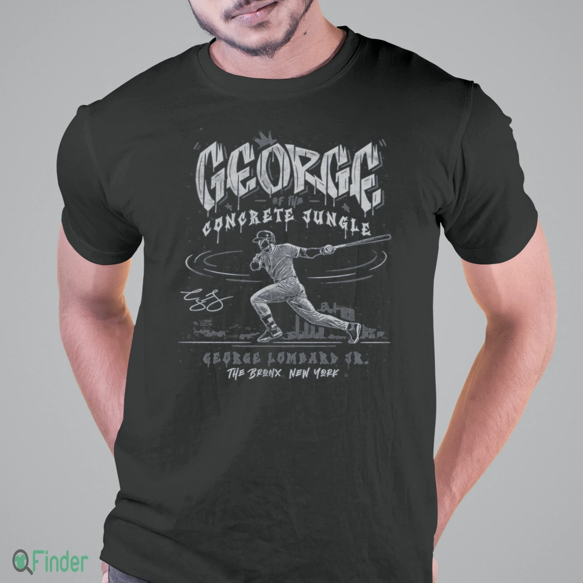 spencer jones george of the concrete jungle george lombard jr the bronx ny shirt 1 spencer jones george of the concrete jungle george lombard jr the bronx ny shirt 1