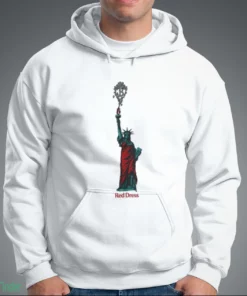 statue of liberty red dress shirt 3