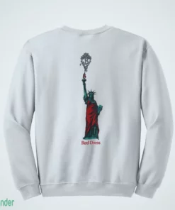 statue of liberty red dress shirt 4