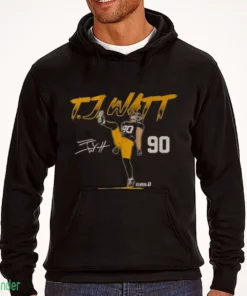t.j. watt name number pose shirt 3