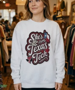 texas tech red raiders she s from cowboy hat flag flag t shirt 4