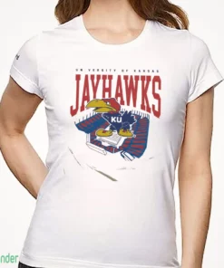 university of kansas booth stadium vintage white t shirt 1
