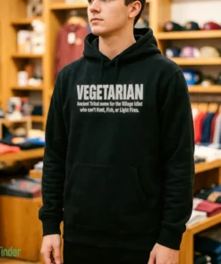 vegetarian ancient tribal name for the village idiot who can t shirt 4