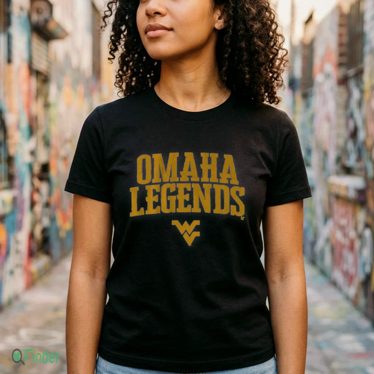 West Virginia Baseball Omaha Legends Shirt - Front View