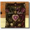 you me we got this custom blanket personalized name gift for couples 1