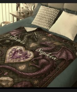 you me we got this custom blanket personalized name gift for couples 3