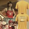2026 taylor swift x kansas city chiefs gold yellow t shirt 1