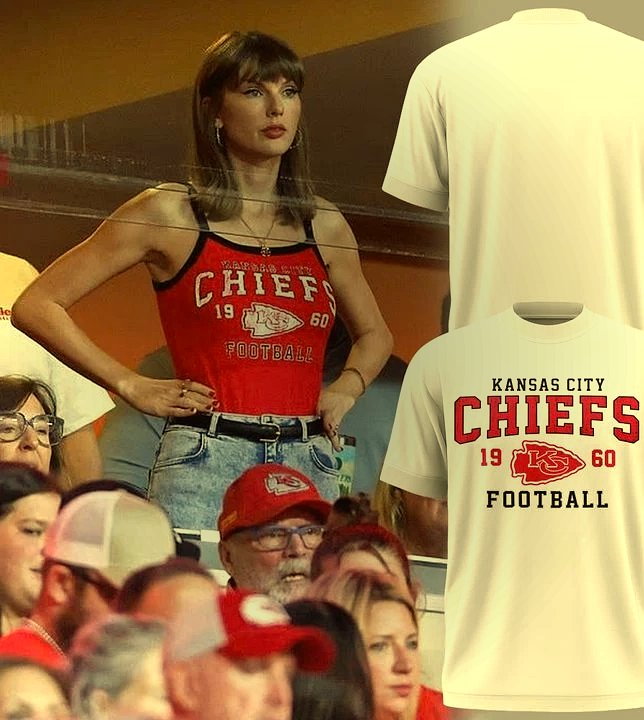 2026 taylor swift x kansas city chiefs white graphic t shirt 1 2026 taylor swift x kansas city chiefs white graphic t shirt 1