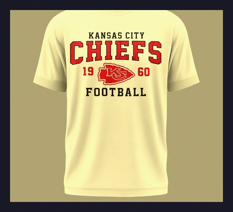 2026 Taylor Swift X Kansas City Chiefs White Graphic T-Shirt - Design Preview